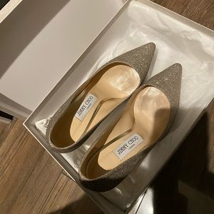 Jimmy chop sprakle heels